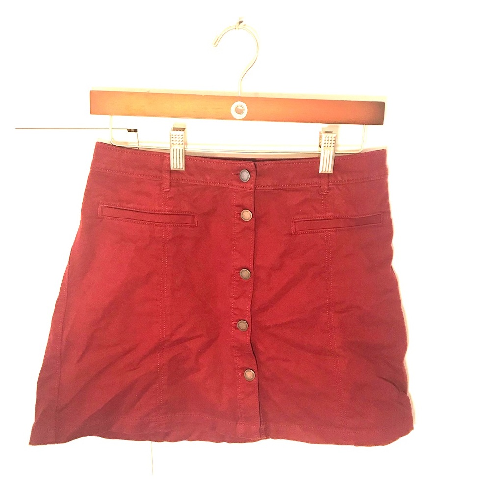 Button up skirt
